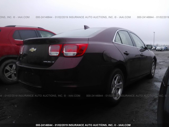 1G11C5SL8FF129800 - 2015 CHEVROLET MALIBU 1LT წითელი ფოტო 4