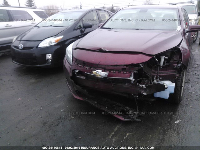 1G11C5SL8FF129800 - 2015 CHEVROLET MALIBU 1LT წითელი ფოტო 6