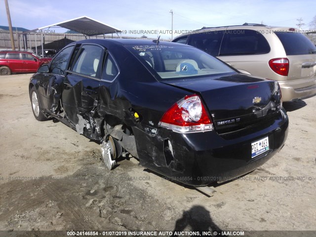 2G1WB5E31G1164532 - 2016 CHEVROLET IMPALA LIMITED LT BLACK photo 3