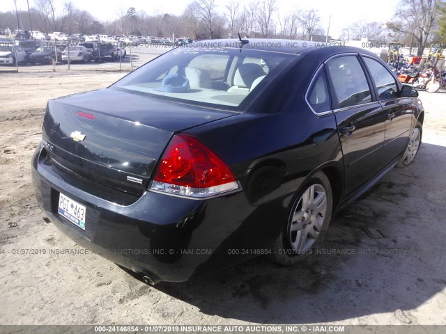 2G1WB5E31G1164532 - 2016 CHEVROLET IMPALA LIMITED LT BLACK photo 4