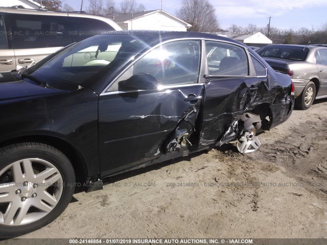 2G1WB5E31G1164532 - 2016 CHEVROLET IMPALA LIMITED LT BLACK photo 6