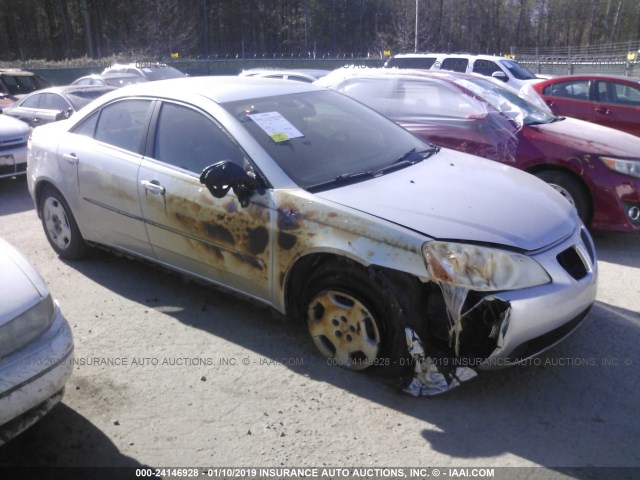 1G2ZF58B574162433 - 2007 PONTIAC G6 VALUE LEADER/BASE SILVER photo 1