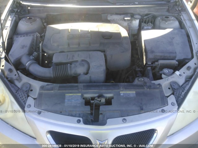 1G2ZF58B574162433 - 2007 PONTIAC G6 VALUE LEADER/BASE SILVER photo 10