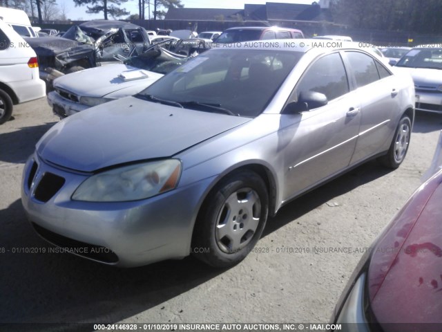 1G2ZF58B574162433 - 2007 PONTIAC G6 VALUE LEADER/BASE SILVER photo 2