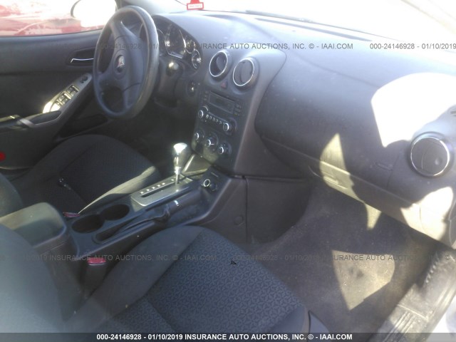 1G2ZF58B574162433 - 2007 PONTIAC G6 VALUE LEADER/BASE SILVER photo 5