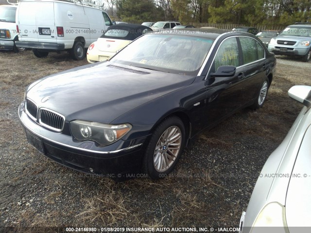 WBAGN634X3DR15594 - 2003 BMW 745 LI BLUE photo 2