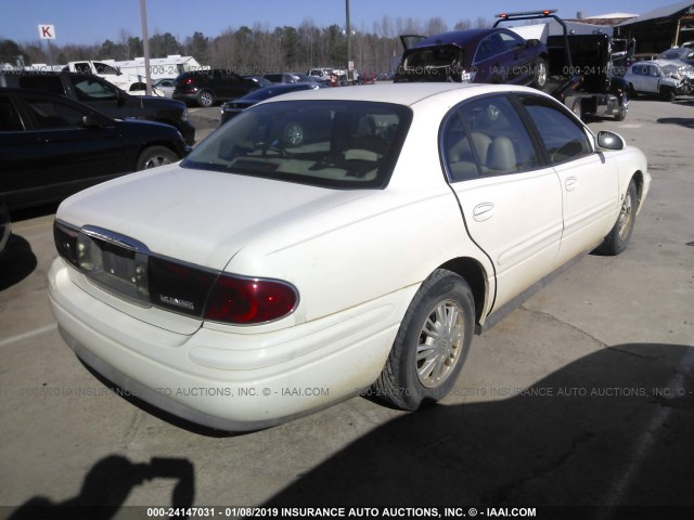 1G4HR54K344131533 - 2004 BUICK LESABRE LIMITED WHITE photo 4