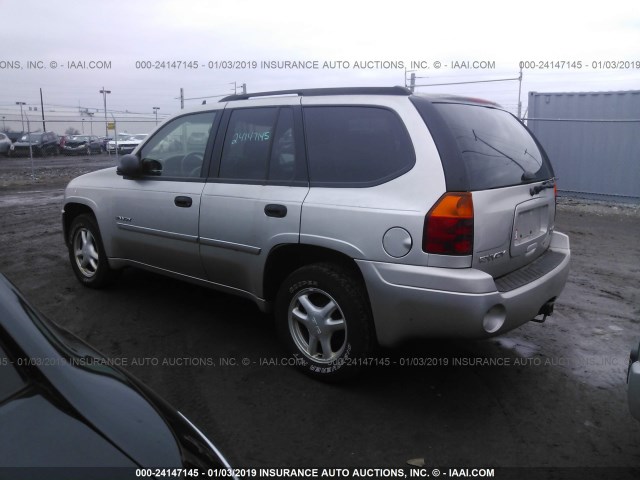 1GKDT13S462204846 - 2006 GMC ENVOY SILVER photo 3