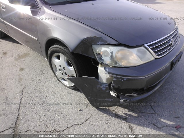 4T1BF28B94U342341 - 2004 TOYOTA AVALON XL/XLS GRAY photo 6