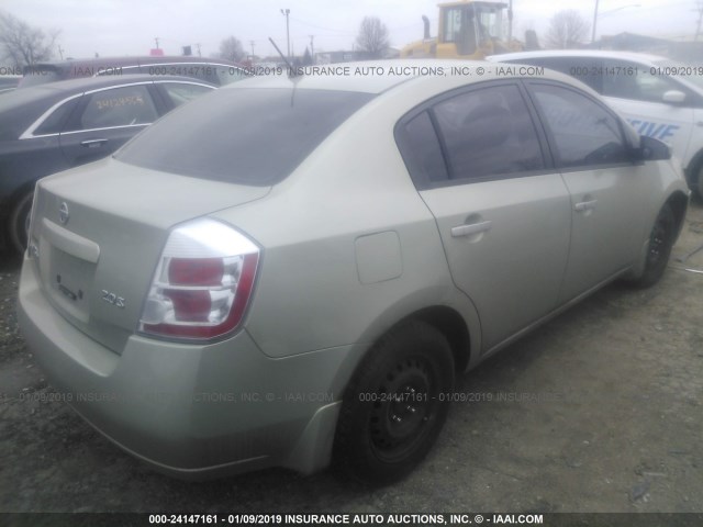 3N1AB61E67L658885 - 2007 NISSAN SENTRA 2.0/2.0S/2.0SL TAN photo 4