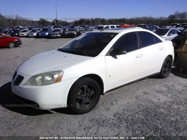 1G2ZG57B084124866 - 2008 PONTIAC G6 SE WHITE photo 2