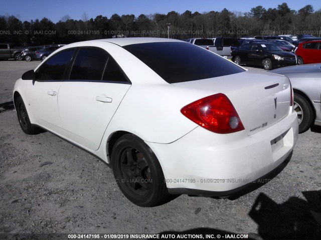 1G2ZG57B084124866 - 2008 PONTIAC G6 SE WHITE photo 3