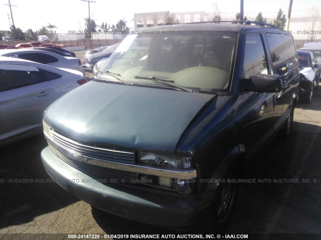 1GNDM19X53B113776 - 2003 CHEVROLET ASTRO TURQUOISE photo 2