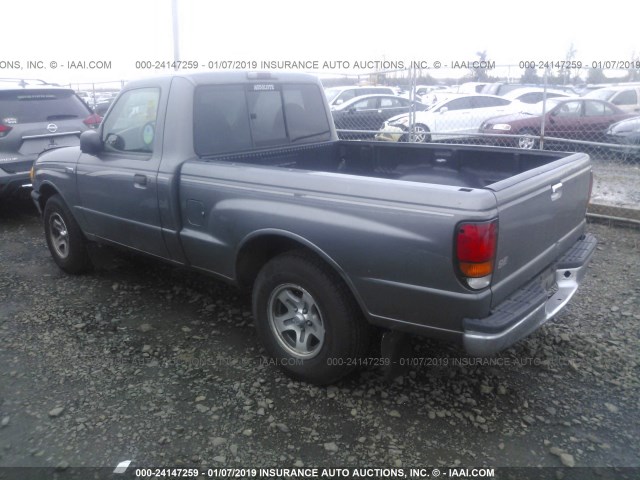 4F4YR12C0WTM19857 - 1998 MAZDA B2500 GRAY photo 3