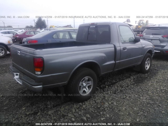 4F4YR12C0WTM19857 - 1998 MAZDA B2500 GRAY photo 4