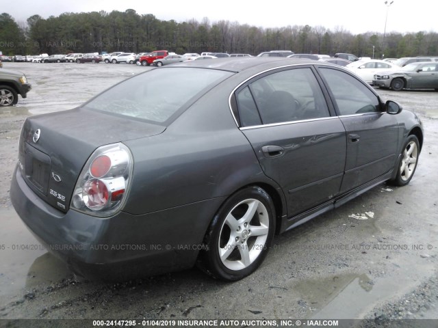 1N4BL11D05N462999 - 2005 NISSAN ALTIMA SE/SL/SE-R GRAY photo 4