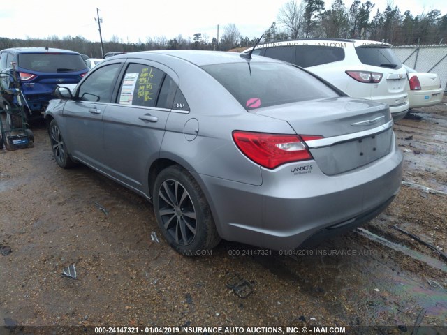 1C3CCBCG2DN522716 - 2013 CHRYSLER 200 LIMITED SILVER photo 3