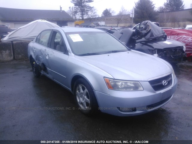 5NPEU46F06H085706 - 2006 HYUNDAI SONATA GLS/LX Light Blue photo 1