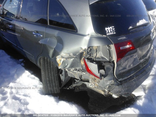 2HNYD28407H507491 - 2007 ACURA MDX TECHNOLOGY GRAY photo 6