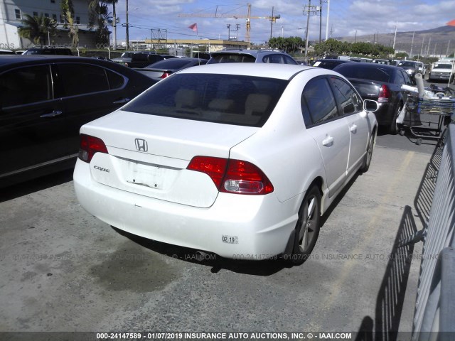 2HGFA16998H528342 - 2008 HONDA CIVIC EXL Ağ foto 4