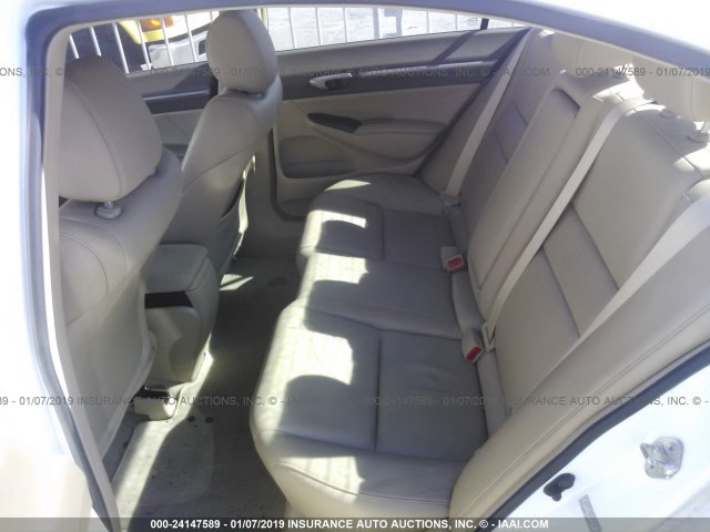 2HGFA16998H528342 - 2008 HONDA CIVIC EXL Ağ foto 8