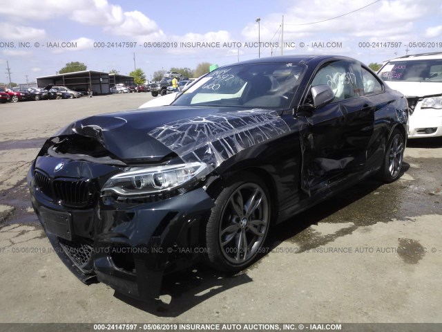 WBA1J9C56GV696371 - 2016 BMW M235XI BLACK photo 2