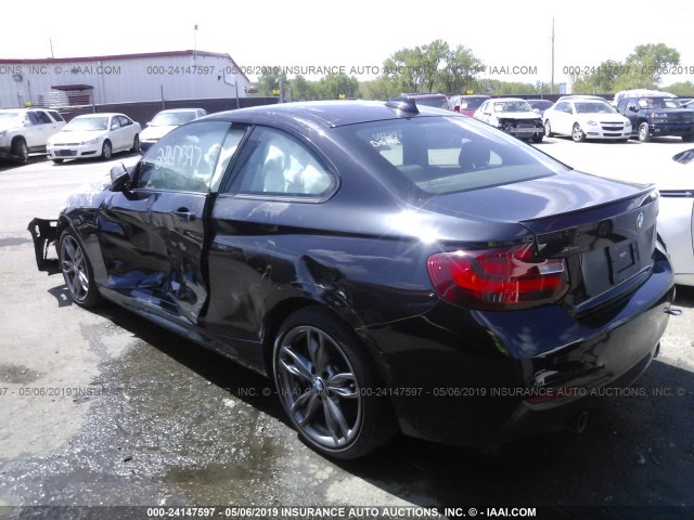 WBA1J9C56GV696371 - 2016 BMW M235XI BLACK photo 3