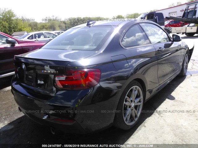 WBA1J9C56GV696371 - 2016 BMW M235XI BLACK photo 4