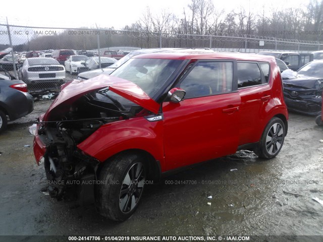 KNDJX3A59E7714963 - 2014 KIA SOUL ! RED photo 2