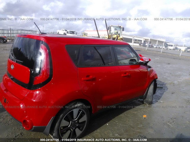 KNDJX3A59E7714963 - 2014 KIA SOUL ! RED photo 4