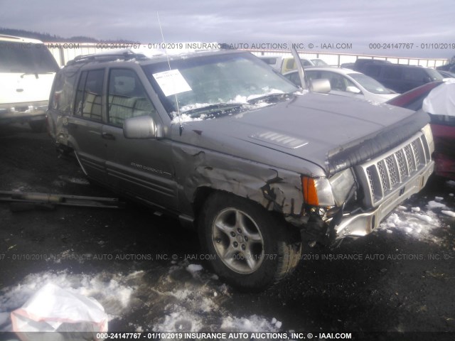 1J4GZ88Z7WC310542 - 1998 JEEP GRAND CHEROKEE LIMITED 5.9L SILVER photo 1