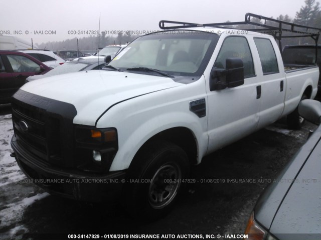 1FTSW2A53AEA74644 - 2010 FORD F250 SUPER DUTY WHITE photo 2