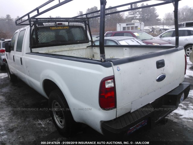 1FTSW2A53AEA74644 - 2010 FORD F250 SUPER DUTY WHITE photo 3