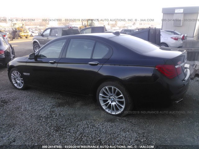 WBAKC6C51CC395588 - 2012 BMW 750 XI BLACK photo 3