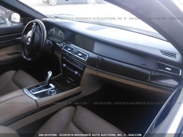 WBAKC6C51CC395588 - 2012 BMW 750 XI BLACK photo 5