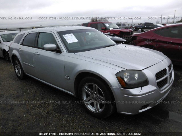 2D4GV58255H555308 - 2005 DODGE MAGNUM R/T SILVER photo 1