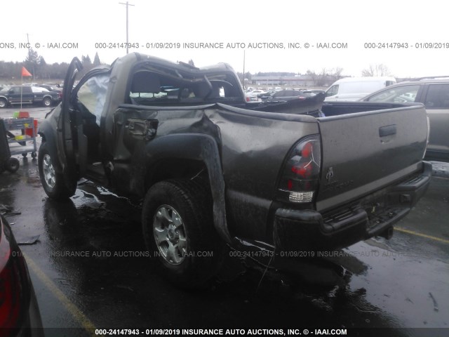 5TFPX4EN0BX006686 - 2011 TOYOTA TACOMA BROWN photo 3
