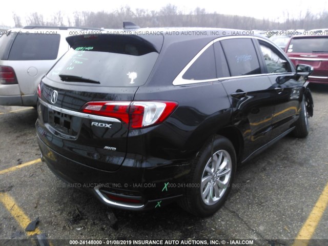 5J8TB4H5XGL028722 - 2016 ACURA RDX TECHNOLOGY BLACK photo 4