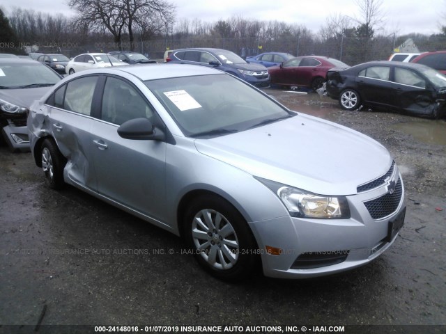 1G1PC5SH7B7213486 - 2011 CHEVROLET CRUZE LS SILVER photo 1