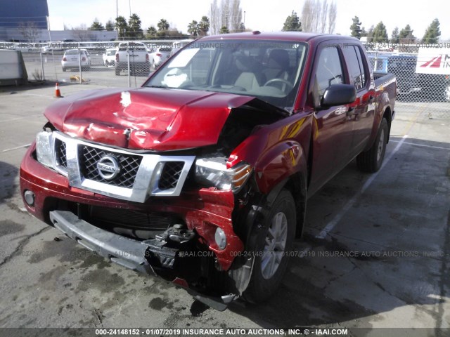 1N6AD0EV2HN736706 - 2017 NISSAN FRONTIER S/SV/SL/PRO-4X RED photo 2