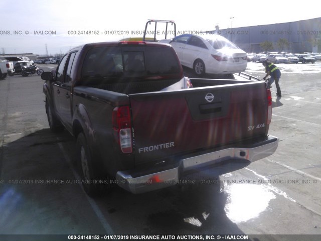 1N6AD0EV2HN736706 - 2017 NISSAN FRONTIER S/SV/SL/PRO-4X RED photo 3