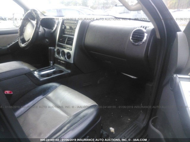 1FMEU73E78UB34935 - 2008 FORD EXPLORER XLT BLACK photo 5