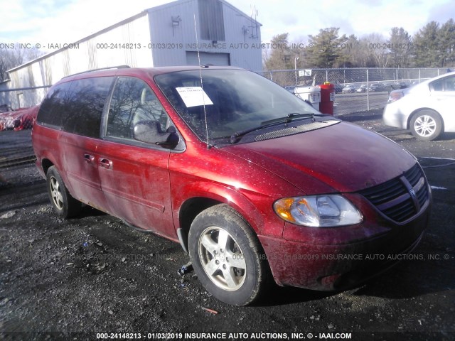 2D4GP44L16R895750 - 2006 DODGE GRAND CARAVAN SXT RED photo 1