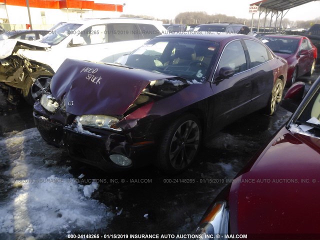 1G3GR64H614124579 - 2001 OLDSMOBILE AURORA MAROON photo 2