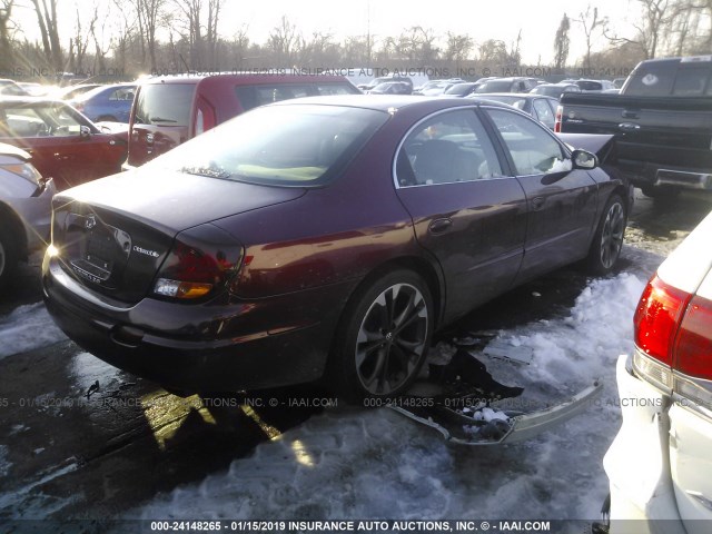 1G3GR64H614124579 - 2001 OLDSMOBILE AURORA MAROON photo 4