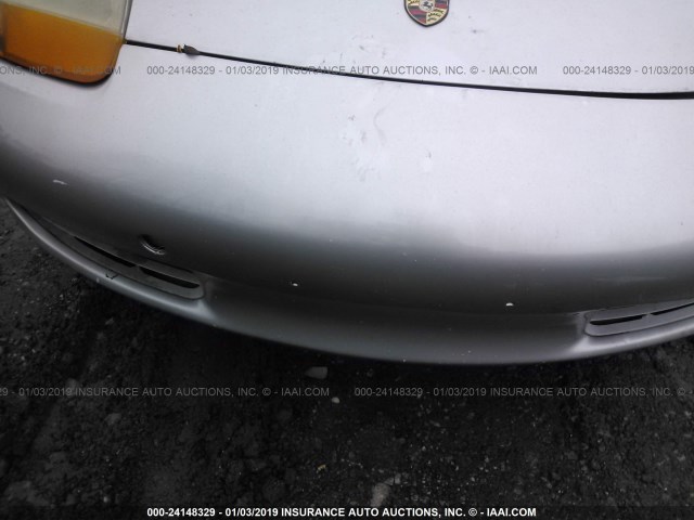 WP0CA2987XU622015 - 1999 PORSCHE BOXSTER SILVER photo 6