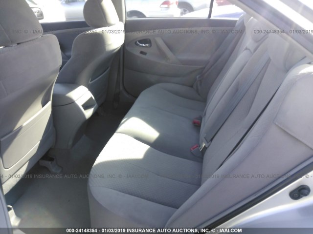 4T1BE46K27U663031 - 2007 TOYOTA CAMRY NEW GENERAT CE/LE/XLE/SE SILVER photo 8