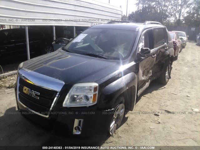 2CTALDEW6A6361505 - 2010 GMC TERRAIN SLE BLACK photo 2