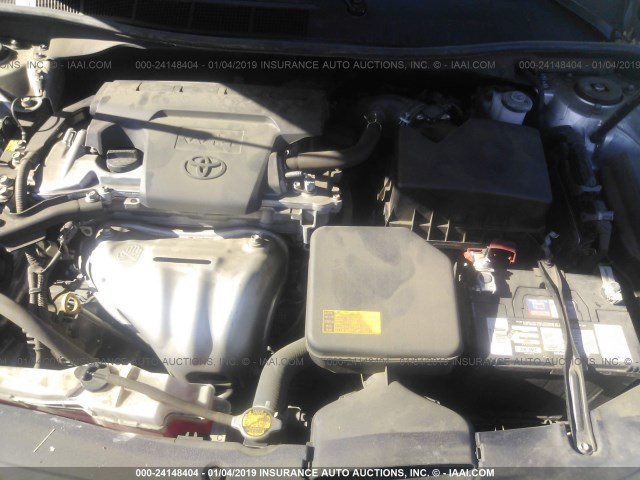 4T1BF1FK9EU795020 - 2014 TOYOTA CAMRY L/SE/LE/XLE SILVER photo 10