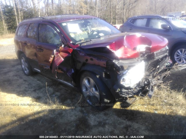 1C4RDHDG7FC809911 - 2015 DODGE DURANGO LIMITED RED photo 1